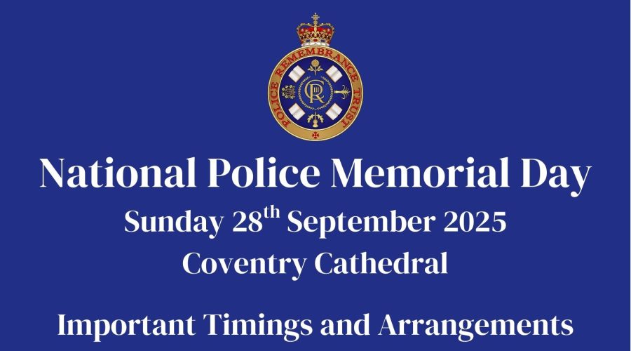 Important information for National Police Memorial Day